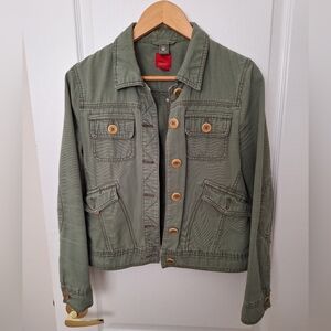 Women's Esprit cotton Women's Esprit cotton khaki summer Utility jacket